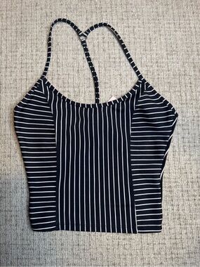 Victoria's Secret Navy & White Striped Racerback Cami
